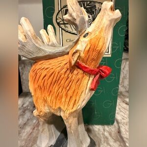 Vintage David Frykman Moose Statue